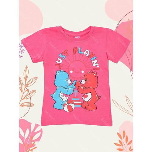 фото Футболка baziator, размер 92, голубой, красный