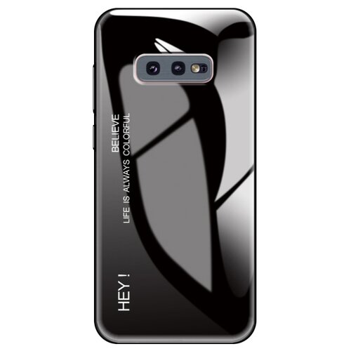 фото Чехол-бампер mypads для huawei nova 5 pro стеклянный из закаленного стекла с эффектом градиент зеркальный блестящий переливающийся черный