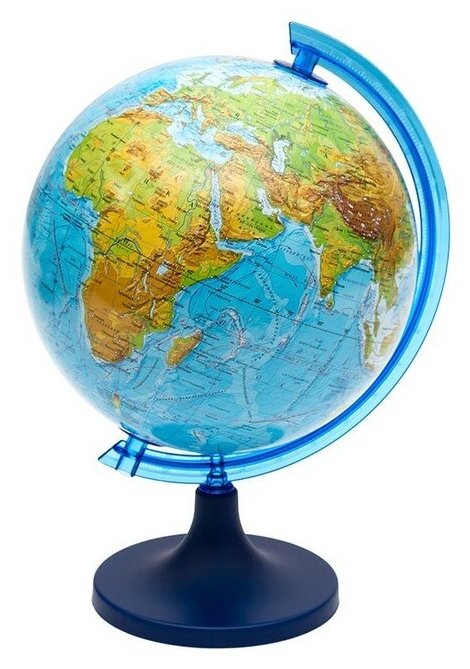 Интерактивный глобус, физический,160 мм