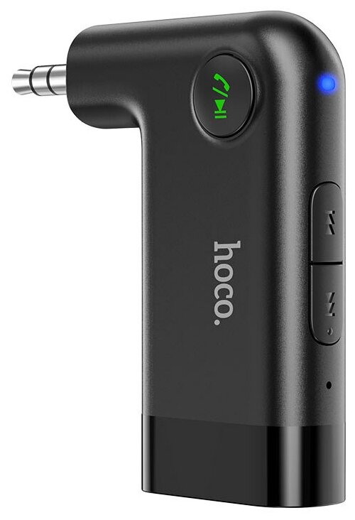 Автомобильный Bluetooth-приемник адаптер HOCO E53 Dawn sound, черный