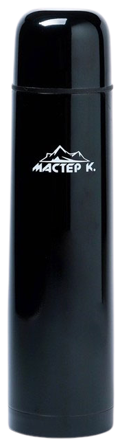 Термос"Мастер К", 1 л ( 5 лет), сохраняет тепло 24 ч, чёрный Мастер К. 3940533