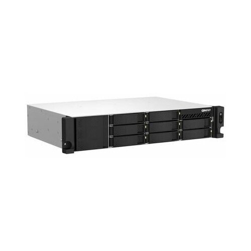 сетевое хранилище без дисков smb ts 832pxu 4g 8 bay al324 quad core 1 7 ghz 2u rackmount nas 4gb ddr4 udimm ram max 1x16gb sata 6gb s 2x 10gbe sfp lan 2x2 5 gbe lan 1x pcie gen2 x2 slot w o rail b02 Сетевое хранилище QNAP TS-864eU-4G