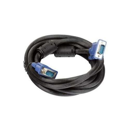 Кабель VGA 10м Gembird CABLE10 круглый черный