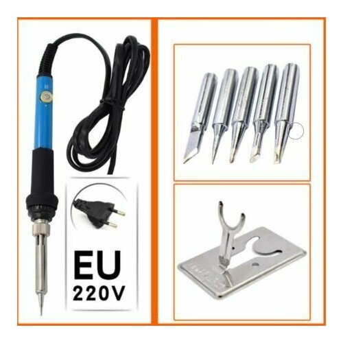 Паяльник 60 Вт с регулировкой температуры Керамический нагреватель с набором 62000₽