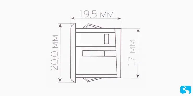 Задние парктроники монитор Blackview PS-41-18