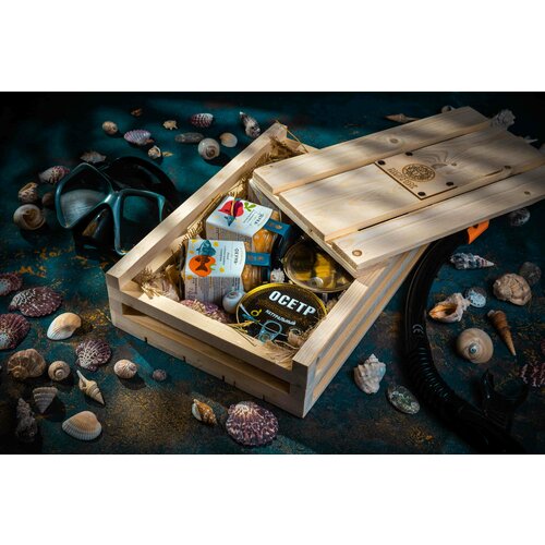 Подарочный набор для мужчин Рыбный презент — подарок на юбилей. DICHSHOP