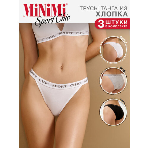 фото Трусы minimi, 3 шт., размер 46(m), мультиколор