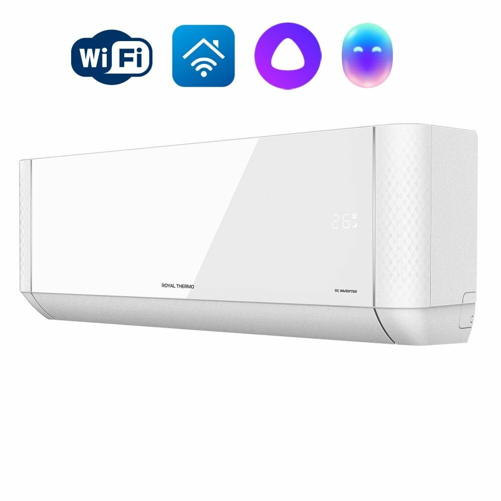 фото Сплит-система инверторного типа Royal Thermo Barocco DC RTBI-09HN8/white комплект