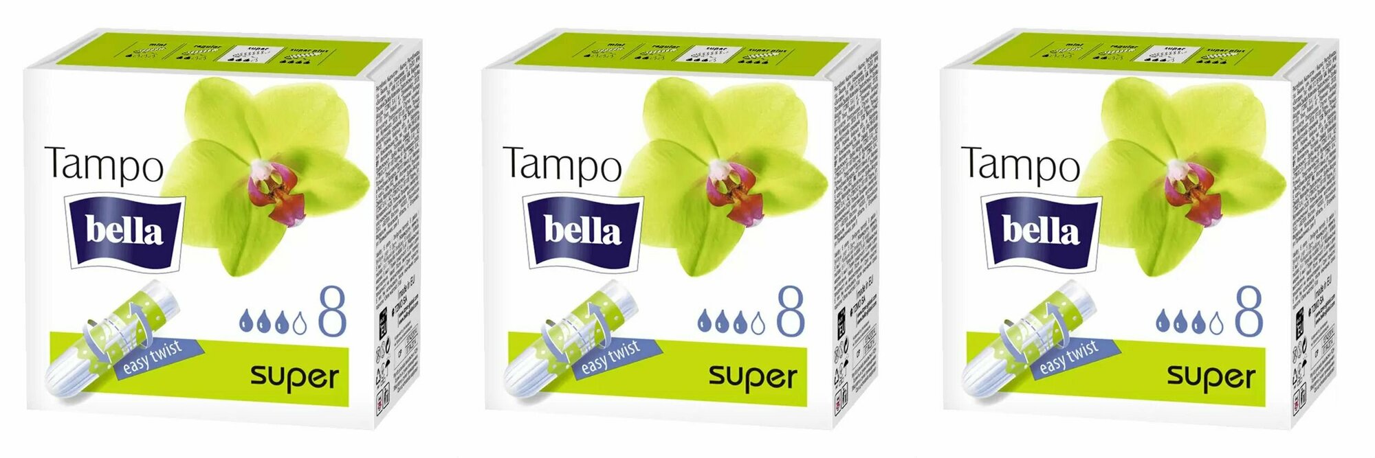 BELLA Тампоны Super, 8 шт, 3 шт.