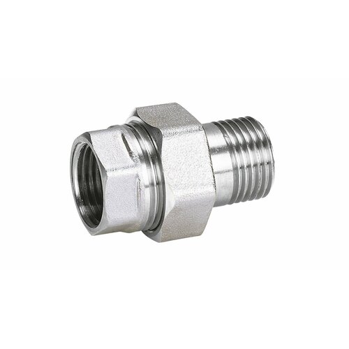 Американка резьбовая латунная никелированная 1 1/4