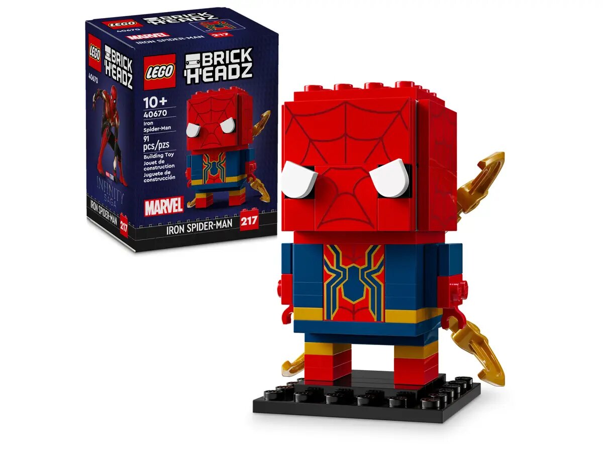 Конструктор LEGO BrickHeadz 40670 Железный Человек-паук