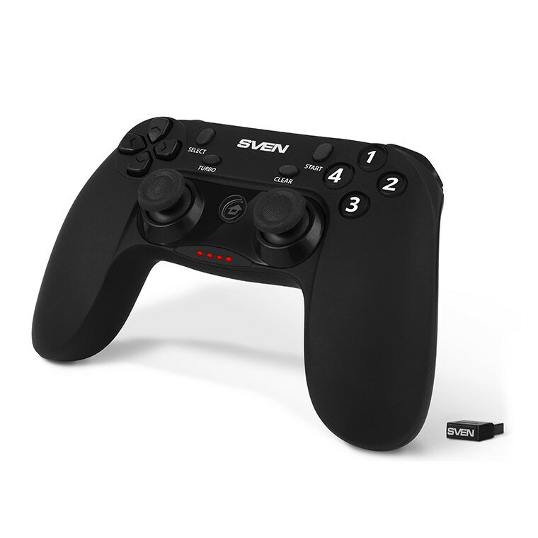 Геймпад Sven GC-3050, черный Android, PC, PlayStation 3, Встроенный аккумулятор