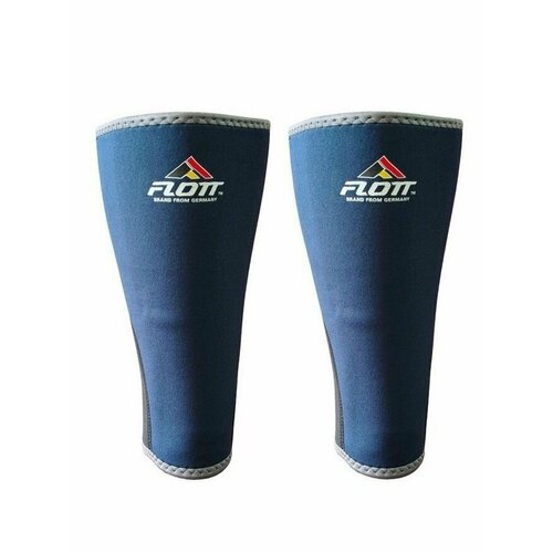 Суппорт голени FLOTT FPT-1582, нейлон, неопрен, темно-синий, L