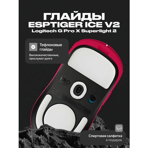 Глайды игровой мыши Logitech G PRO X SUPERLIGHT 2 ICE Ножки
