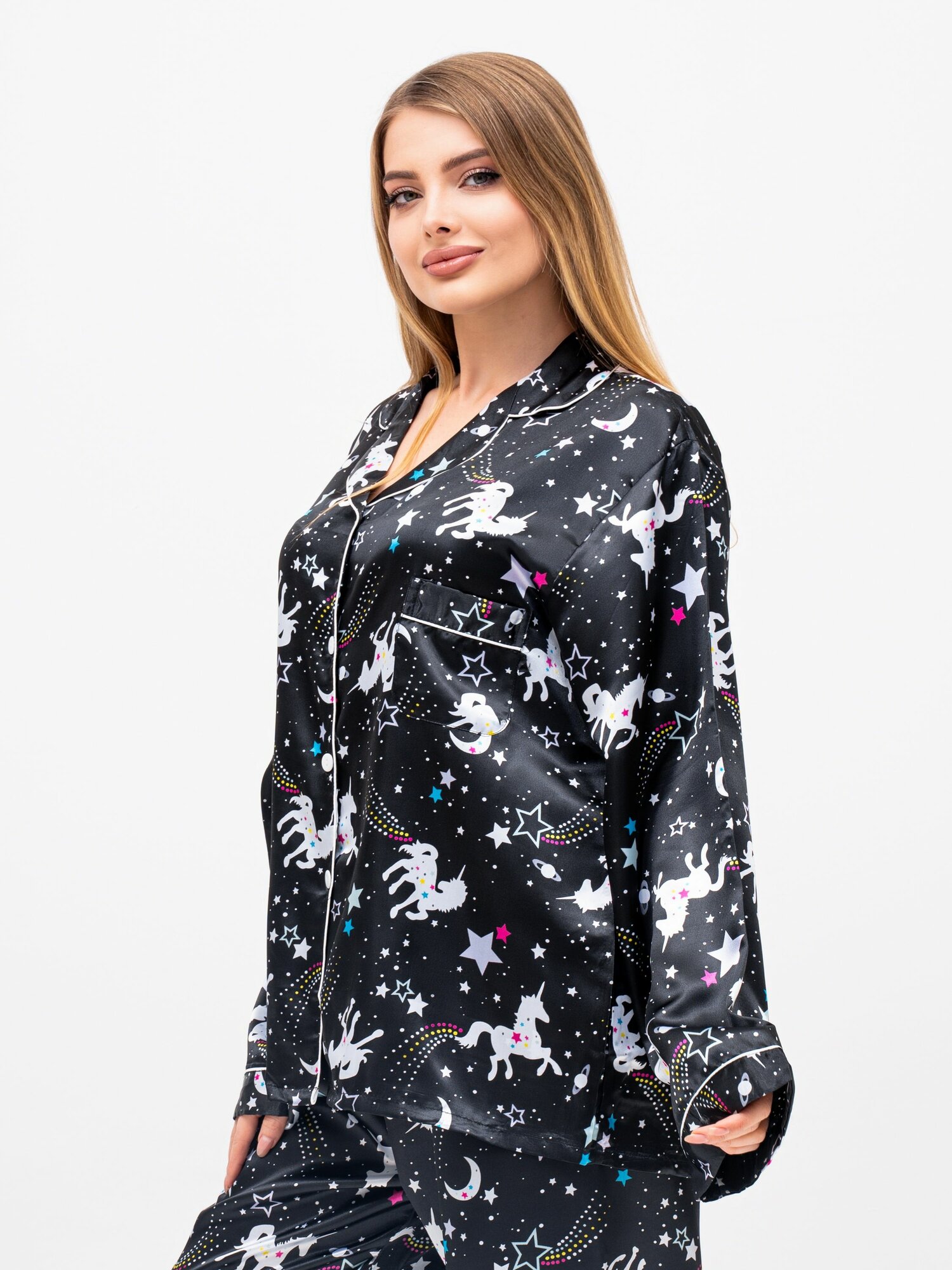 Пижама SABO textile, размер 3XL, черный — фото 1