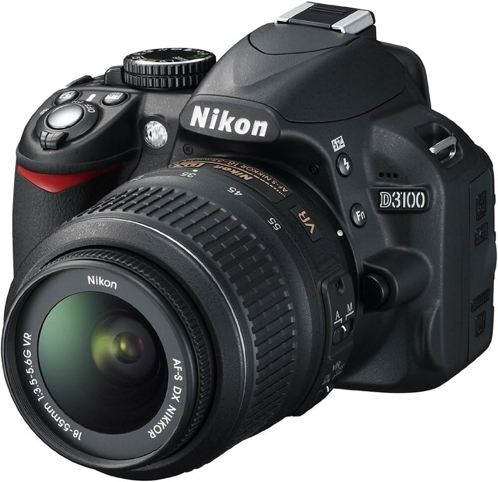 Фотоаппарат Nikon D3100 Kit AF-S DX NIKKOR 18-55mm f/3.5-5.6G, черный
