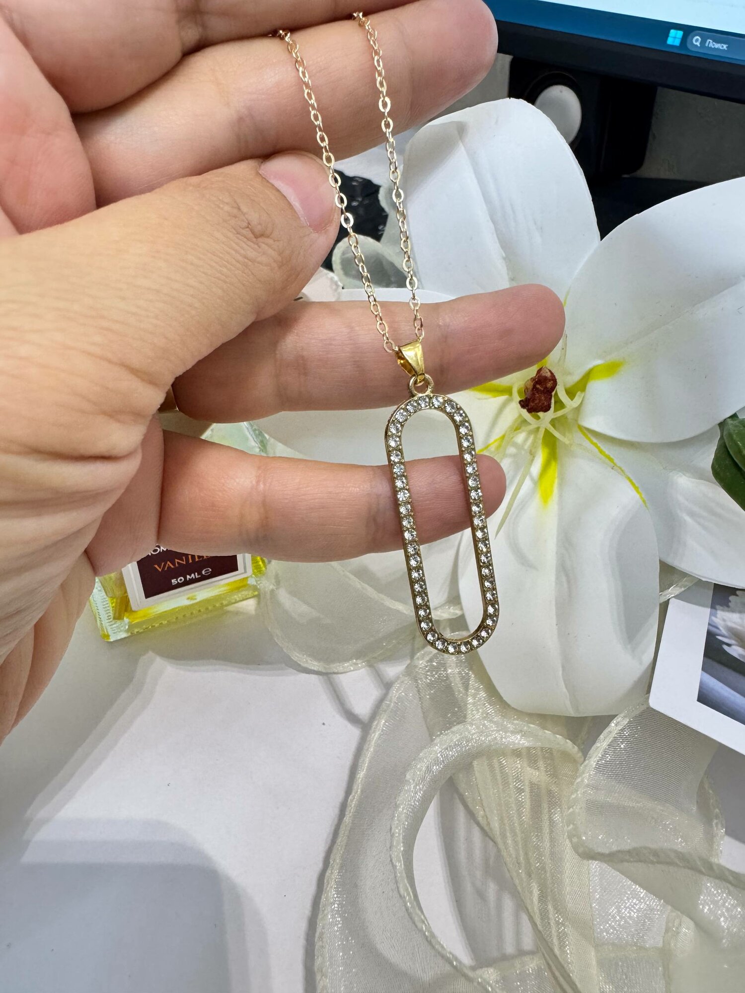 Подвеска , золотой, серебряный — фото 1