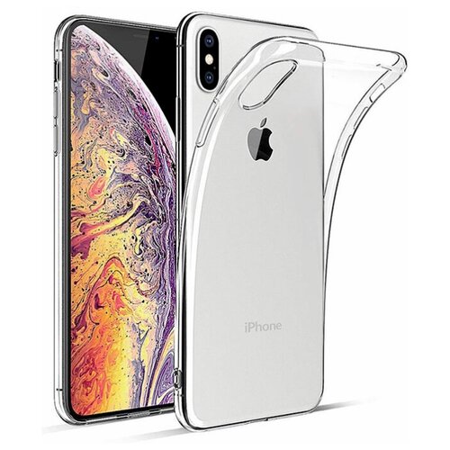 фото Силиконовый чехол для iphone xs light series, прозрачный hoco