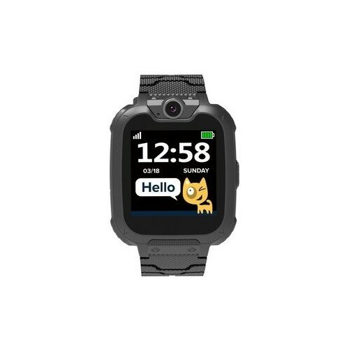 Детские смарт-часы Canyon KW-31 сенсорные 2G MP3 плеер камера игры звонки черные 372300₽