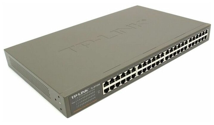 Коммутатор TP-LINK TL-SF1048 48-port 10/100M Switch 48 10/100M RJ45 ports 1U 19-inch rack-mountable steel case