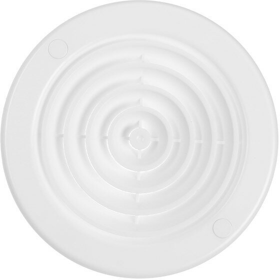 фото Диффузор ZEIN Люкс Л100ДФ, d=100/130 мм, с фланцем, неразъемный, пластик, белый