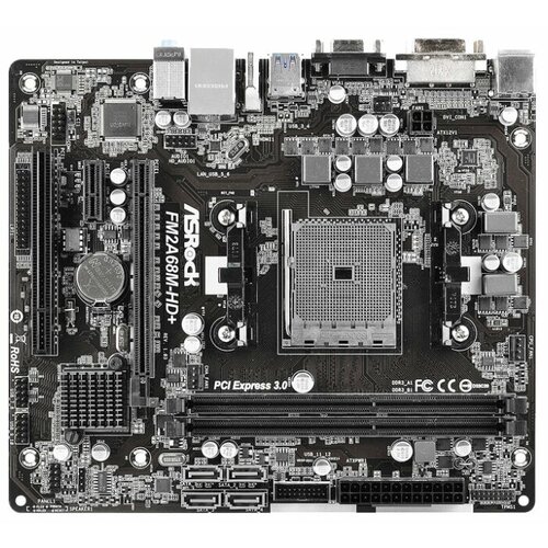 фото Материнская плата ASRock FM2A68M-HD+