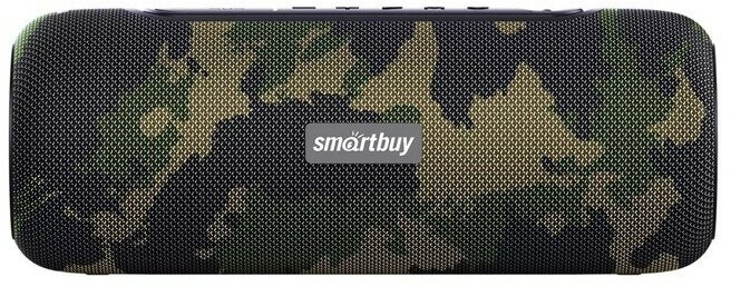 Портативная колонка Smartbuy HERO, 16 Вт, 1500мАч, BT, FM, USB, AUX, IPX5, камуфляж