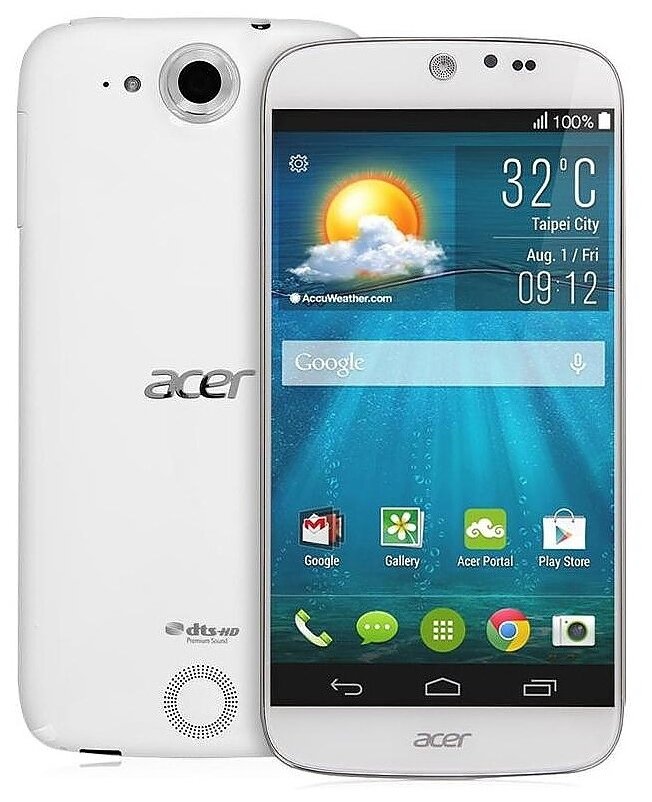 Смартфон Acer Liquid Jade 1/8 ГБ, Dual nano SIM, белый