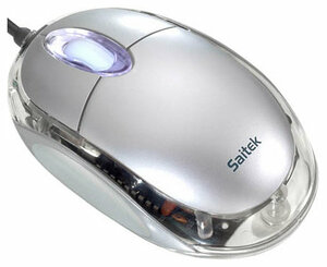 Компактная мышь Saitek Notebook Optical Mouse Silver USB
