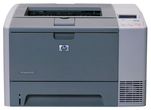 Принтер лазерный HP LaserJet 2420 чб A4 серый