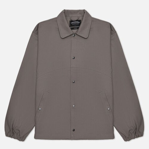 Мужская куртка ветровка FrizmWORKS Twill Cotton Coach серый, Размер XL
