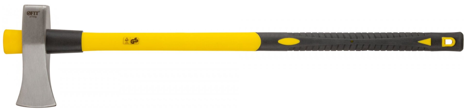 Топор-колун для дров 2,7 кг, 900мм FIT 46163 фиберглассовая ручка