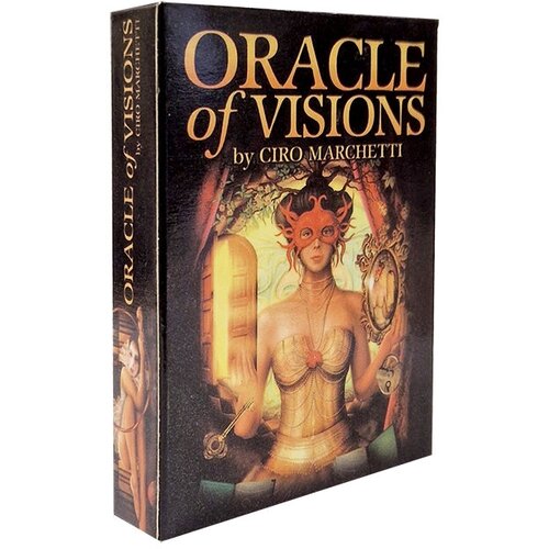 Карты Таро Oracle of Visions Reprint / Оракул Видений TAROMANIA скатерть для гадания оракул космических видений и таро призмы видений cosma prisma visions tarot altar cloth