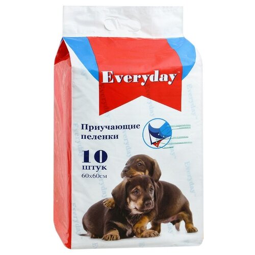 Пеленки для щенков впитывающие Everyday Гелевые 60х60 см 10 шт.