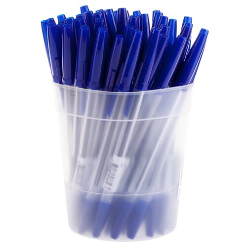 фото Стамм набор шариковых ручек оптима 0.7 мм, 50 шт. (ро20), синий цвет чернил