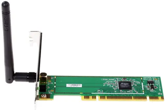 Адаптер D-Link DWA-525 PCI {802.11b/g/n до 150MBps, 1x2dBi}