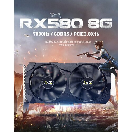 Игровая видеокарта AMD radeon RX580 8 ГБ gddr5 256 бит 959900₽
