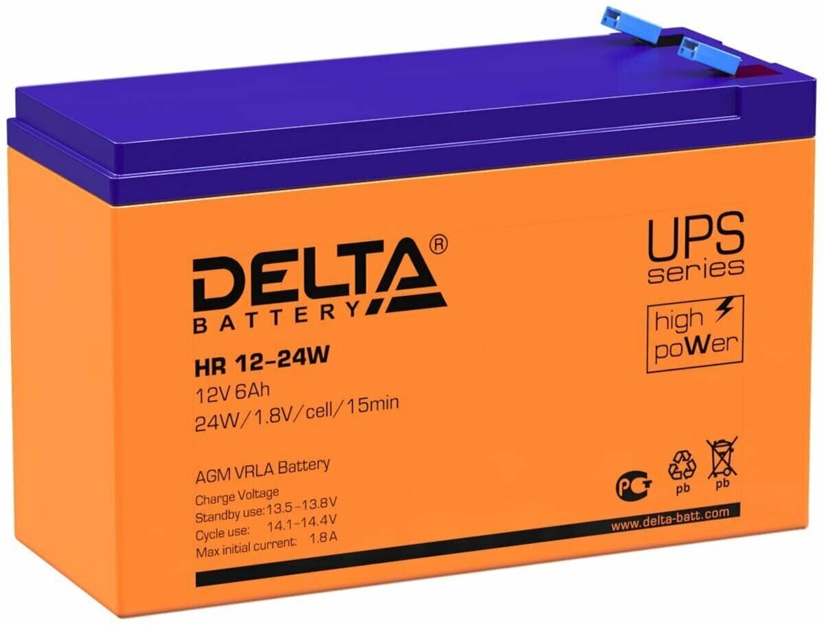 DELTA Battery HR 12-24W 12В 6 А·ч