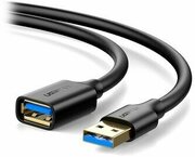 Кабель удлинительный USB A (M) - USB A (F), 2м, UGREEN US129 (10373)