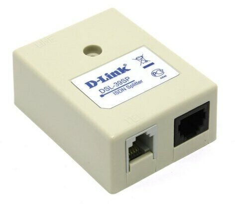 Сплиттер D-Link ADSL Annex B для модемов на одной линии с охранной сигнализацией (DSL-39SP/RS)