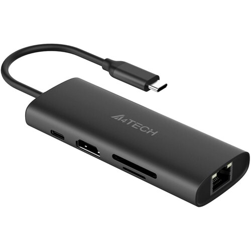 Разветвитель USB-C A4Tech DST-80C серый 477000₽