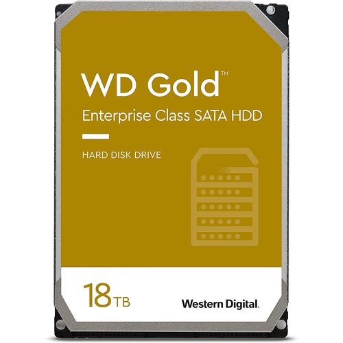 WD Жесткий диск WD SATA-III 18Tb WD181KRYZ Server Gold (7200rpm) 512Mb 3.5