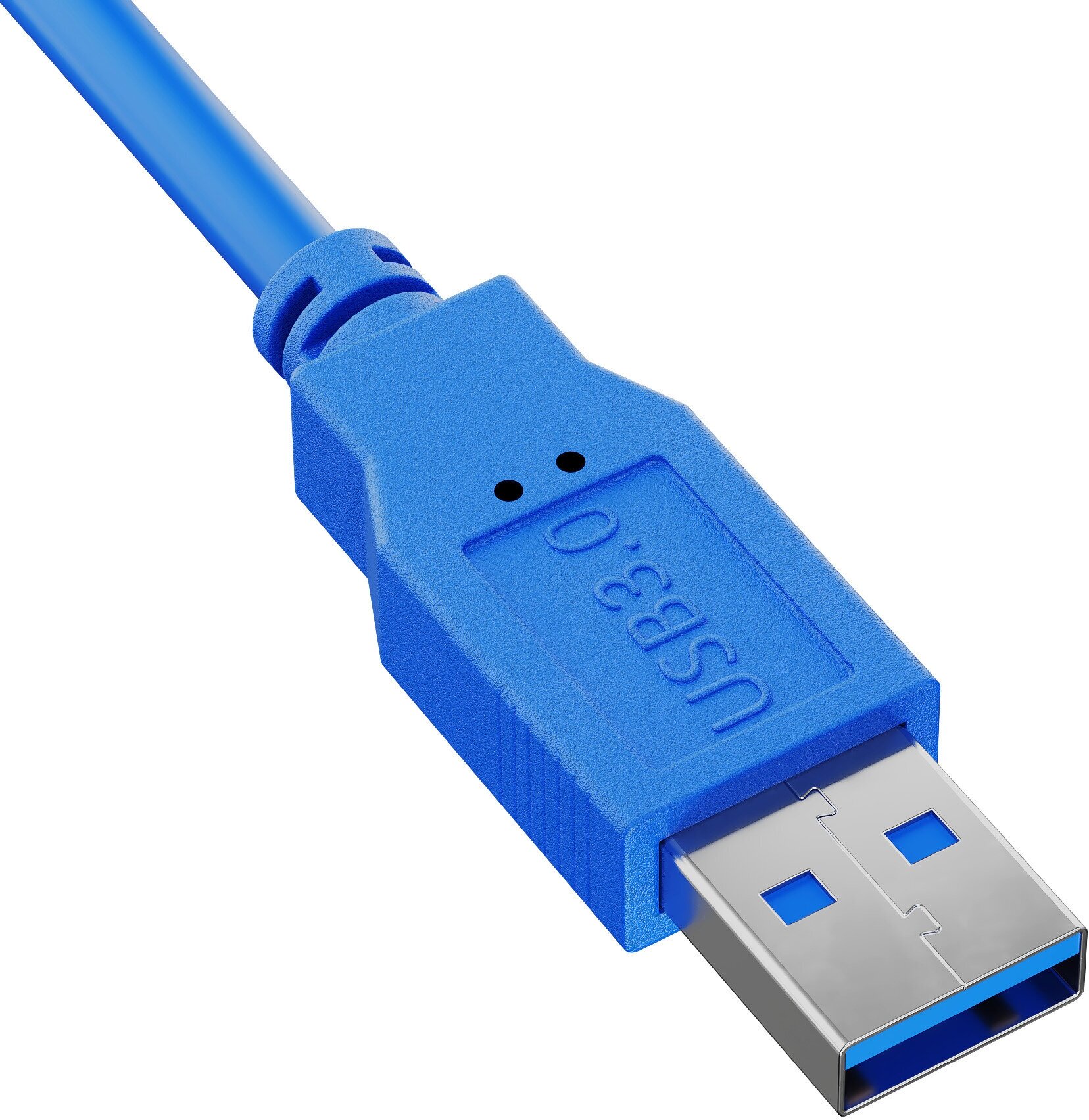 Кабель-удлинитель GSMIN A84 USB 30 (M) - USB 30 (F) (3 м) (Синий)