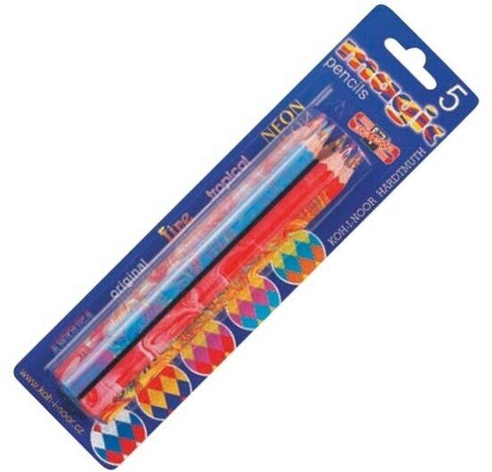 Карандаши цветные Koh-I-Noor Magic многоцветные 5 шт - фото №9