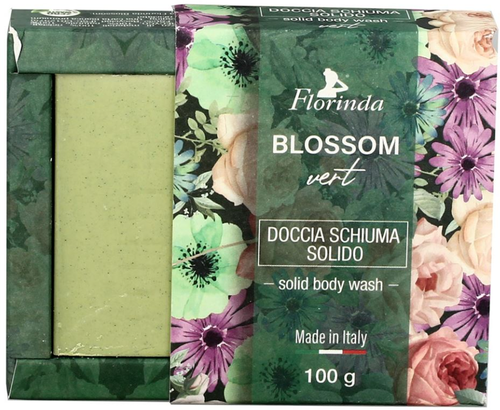 Florinda Solid Body Wash Blossom Vert Твердый гель для душа Зеленые цветы 100 гр