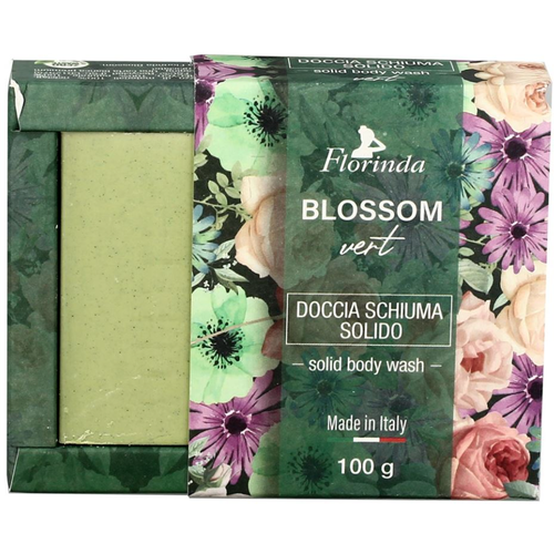 Florinda Solid Body Wash Blossom Vert Твердый гель для душа Зеленые цветы 100 гр