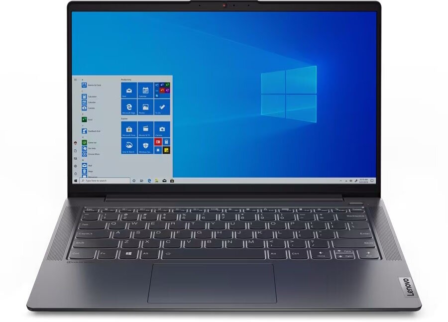 Ноутбук Lenovo IdeaPad 5 14ITL05 14" (1920x1080) IPS/Intel Core i7-1165G7/8ГБ DDR4/512ГБ SSD/Iris Xe Graphics/Windows 11 Home серый [82FE00UGUS]