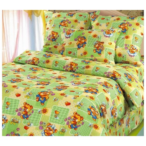 фото Постельное белье «весёлая полянка 1», бязь (1.5) текс-дизайн