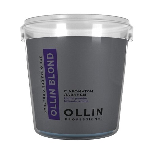 OLLIN Professional Осветляющий порошок с ароматом лаванды Blond 10 %, 500 мл, 500 г осветляющий порошок с ароматом лаванды blond powder aroma lavande порошок 30г