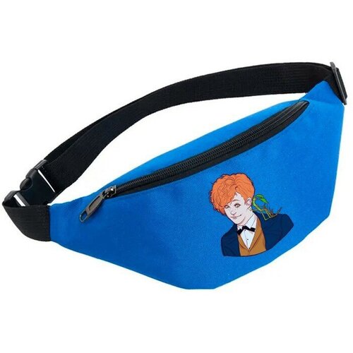 фото Сумка поясная noname, голубой